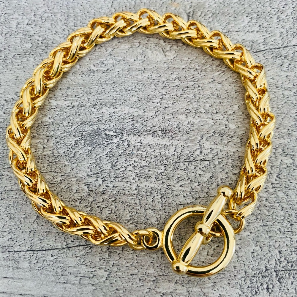 14k gold plated bracelet